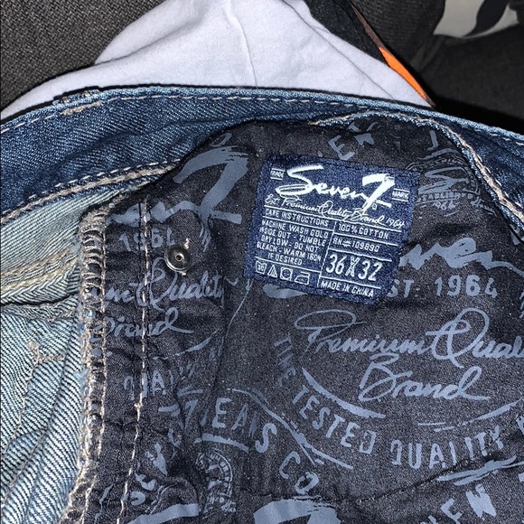 Seven 7 jeans. Boot-cut. 36x32 - Picture 6 of 6